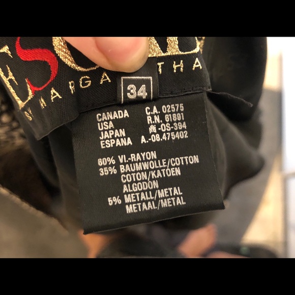 Escada by Margaretha Ley print blazer size 34/ 2 - Picture 8 of 8